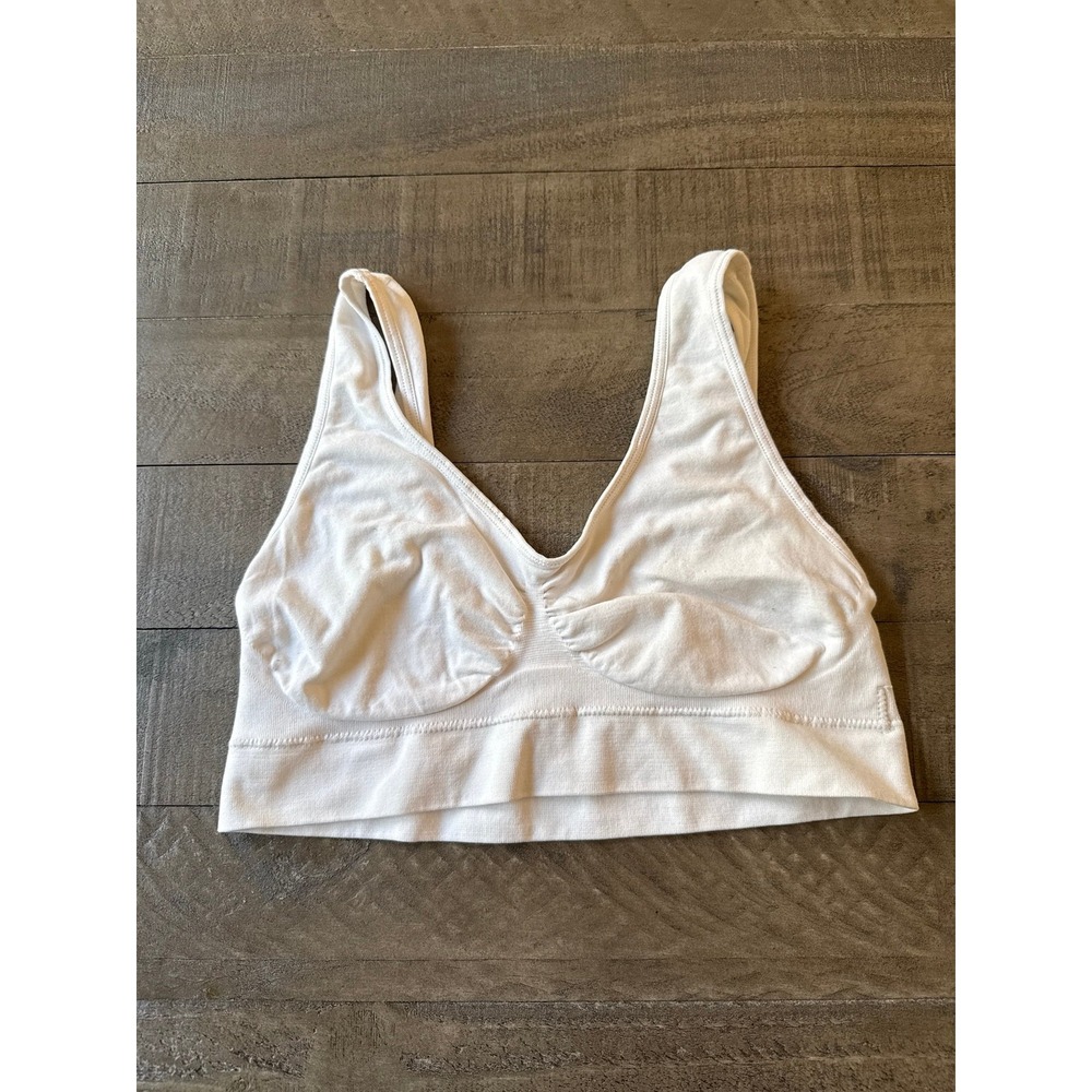 Genie Bra Women's White Sports Bra Size 3X
